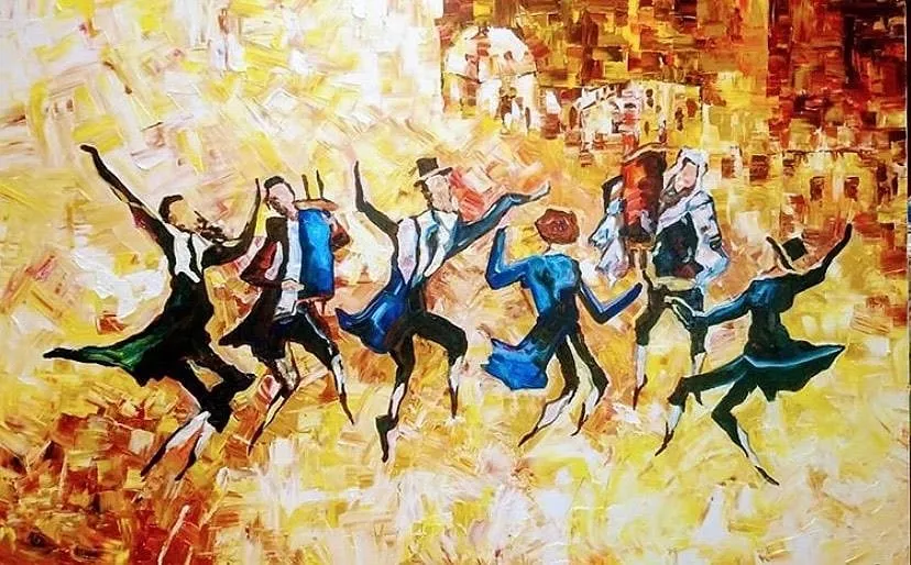 Chassidim Dancing