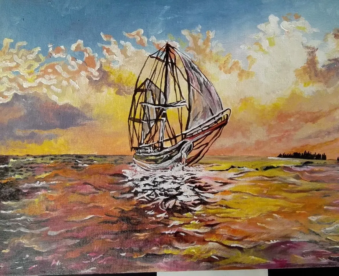 Sailboat at Sunset