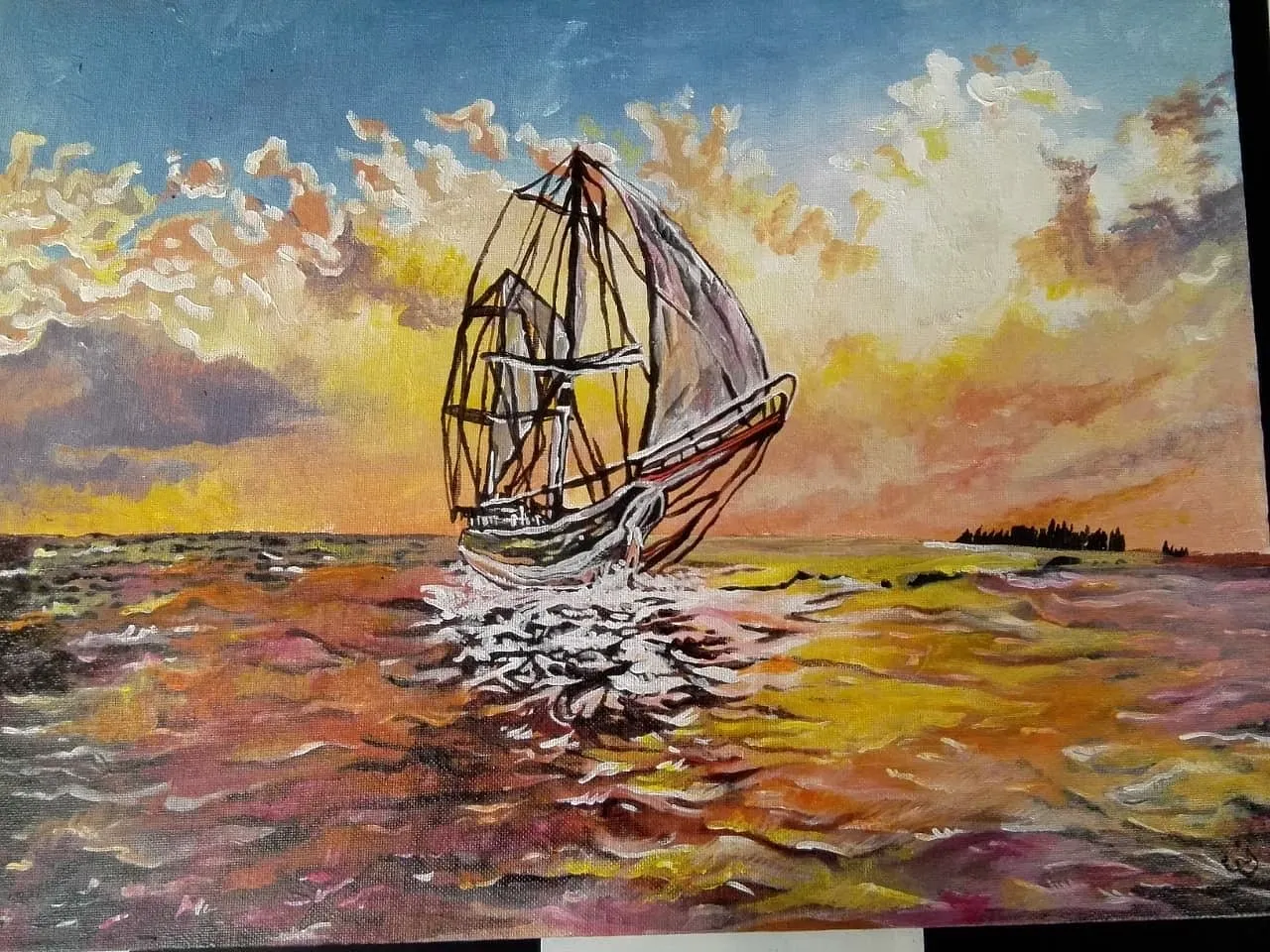 Sailboat at Sunset